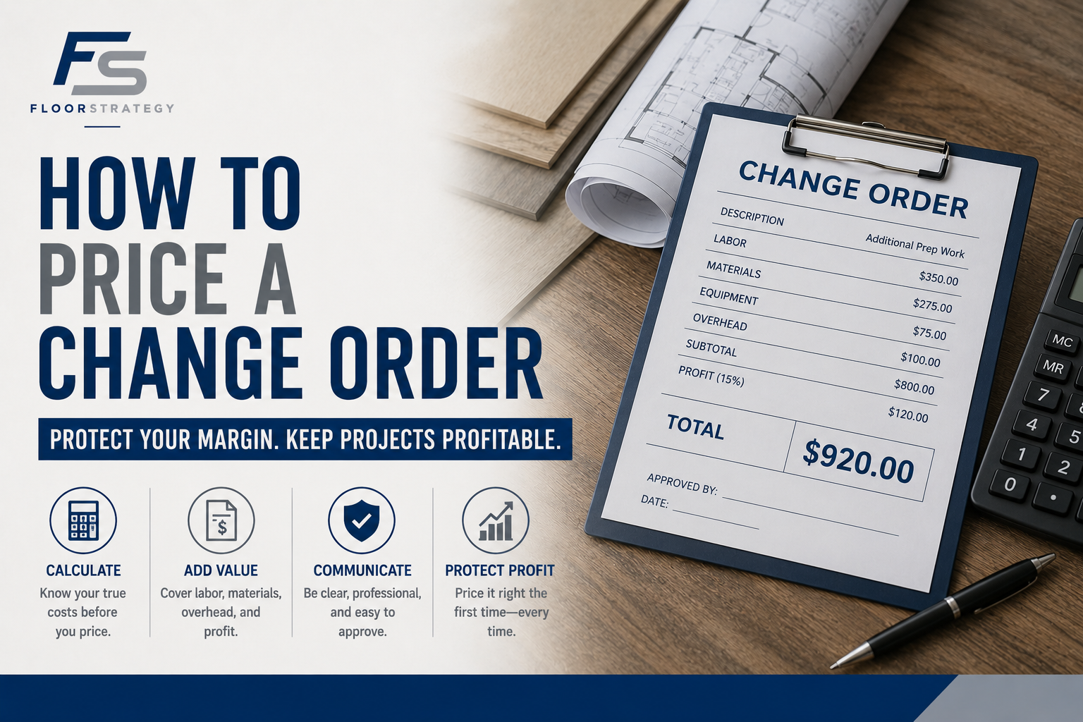 How to Price a Change Order So You Stop Absorbing Field Costs