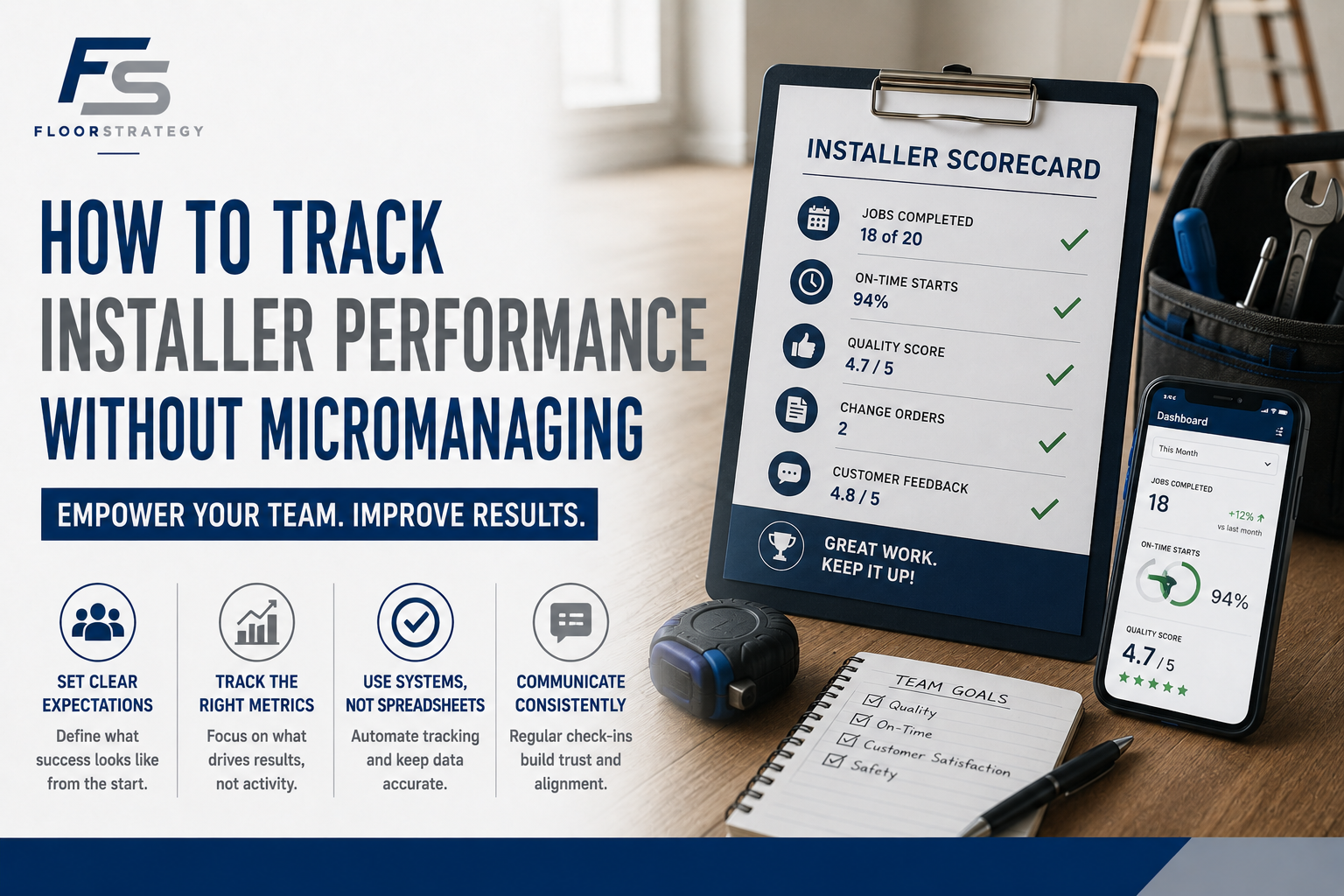 How to Track Installer Performance Without Micromanaging