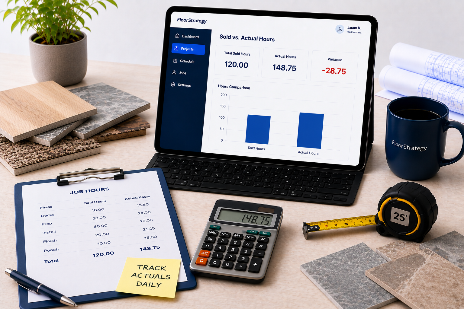 What Sold Hours Versus Actual Hours Tell You About Your Crews